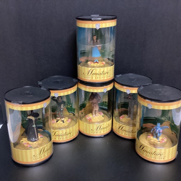 Warner Bros. 1999 Wizard of Oz Miniature Classic Collection SET of 6